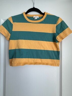 Full Tilt Striped Crop Top